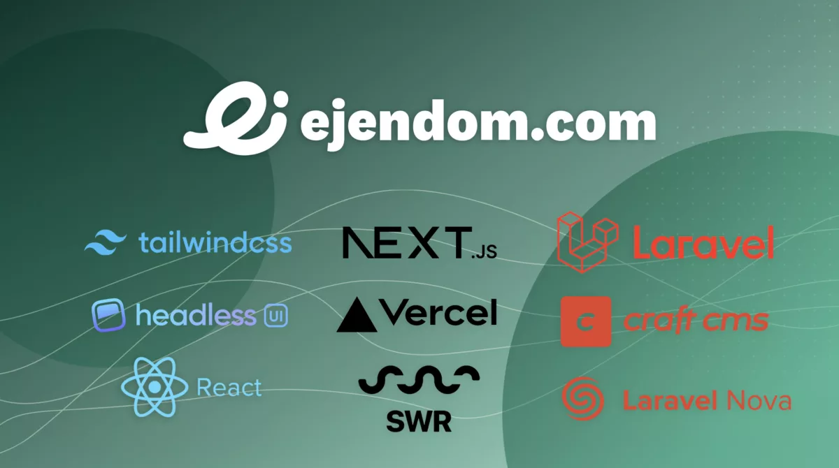 Ejendom com tech stack