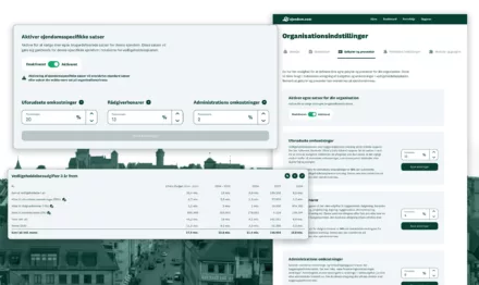 Percentages feature mockup