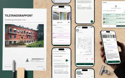 Print and mobile mockup ejendom